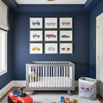 navy blue, boys room, boys room car, home decor, interior design, interior decor, interior designers toronto
