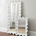 White Scallop Coastyle style mirror