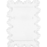 White Scallop Coastyle style mirror